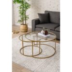 Dekopratik Belarus Orta Sehpa Gold 80cm