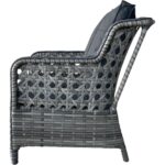 Monalin Home Garden I Elite 7 Kişilik Oturma Takımı (Gri) I Rattan El Örgüsü Bahçe Mobilyası - Görsel 4