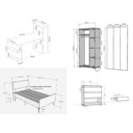 Nirvana Çocuk Genç Odası (C-L-S-P) Beyaz-Beyaz - Görsel 5