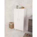 Pratico Flex Beyaz Çok Amaçlı 4 Gözlü Dolap - Modern Ev ve Ofis Depolama Çözümü