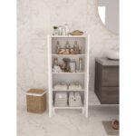 Pratico Flex Beyaz Çok Amaçlı 4 Gözlü Dolap - Modern Ev ve Ofis Depolama Çözümü - Görsel 5