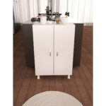 Pratico Smart Beyaz Çok Amaçlı 4 Gözlü Dolap - Kompakt ve Şık Depolama Çözümü - Görsel 3