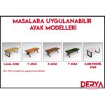 Deryawood Doğal Ahşap Yemek MASASI-70-180 - Görsel 5