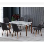 Yonga concept Mutfak Masa Takımı Açılabilir (6 Sandalyeli)