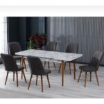 Yonga concept Mutfak Masa Takımı Açılabilir (6 Sandalyeli) - Görsel 2