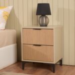 Just Home Prestige 2 Çekmeceli Komodin - Vizon / Yunus - 45 cm