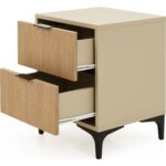 Just Home Prestige 2 Çekmeceli Komodin - Vizon / Yunus - 45 cm - Görsel 4