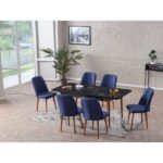 Yonga concept Açılabilir Mutfak Masası Takımı (6 Sandalyeli )