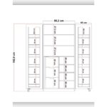 Molina 3 Çekmeceli 165 Derece Atlantik - Görsel 5