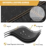 Haegs Bahçe Salıncağı Örtüsü, Rattan Salıncak Hamak Koltuk Koruma Kılıfı - Çift Kişilik, 230X200CM - Görsel 8