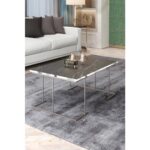 Gold Falez Orta Sehpa ve Zigon Sehpa Solo Set Gümüş Bendir - Görsel 2