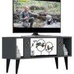 Demonte Home Mobilya Peradh Tv Ünitesi Antrasit - Görsel 3