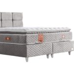 Setay Gümüş İkili Set Tek Kişilik Baza Başlık - Gri - Görsel 3