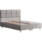 Setay Gümüş İkili Set Tek Kişilik Baza Başlık - Gri - Görsel 5