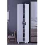 Market Elit 8 Raflı 2 Kapaklı Çok Amaçlı Dolap Kiler Dolabı - Görsel 2