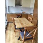 Deryawood Doğal Ahşap Yemek MASASI-100-200 - Görsel 2