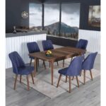 Yonga concept Açılabilir Mutfak Masa Takımı (6 sandalyeli)