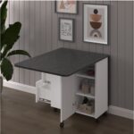 Asra Trend Katlanır Mutfak Yemek Çalışma Masası Km-30 Royal Mermer - Görsel 2