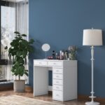 Rani BJ108 Makyaj Masası 7 Çekmeceli Takı Düzenleyici Beyaz - Görsel 5