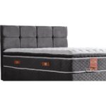 Setay Baza Gümüş İkili Set Tek Kişilik Baza Başlık - Antrasit - Görsel 2