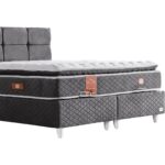 Setay Baza Gümüş İkili Set Tek Kişilik Baza Başlık - Antrasit - Görsel 3