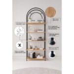 Mobitopya Çevir Kur Dekoratif Çok Amaçlı Raf Dolap Atlantik Çam - Görsel 5