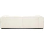 Edsy Home Mira 2 Modüler Ikili Koltuk (Krem) Keten Kumaş - Görsel 5