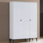 Setay Gardırop, White 3 Kapaklı Dolap