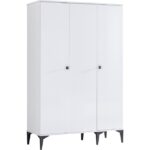 Setay Gardırop, White 3 Kapaklı Dolap - Görsel 3