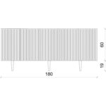 Enwood Capella KUMTAŞI RENGİ Mdf 5 Kapaklı Raflı 180 Lik Konsol - Görsel 4