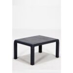 Mobetto Lara Mindersiz / 2 1 1 S Bahçe Takımı Balkon - Bahçe - Teras Mobilyası / Antrasit - Görsel 4