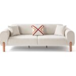 Edsy Home Armoni 3+3+1+1 Koltuk Takımı  Krem - Görsel 2