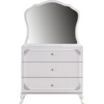 Setay Şifonyer, Inci Gümüş Aynalı 3 Çekmeceli Şifonyer - Görsel 2