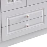 Setay Mobilya Gardırop, Country West Mdf Ön Yüzeyli 4 Kapaklı Dolap - Beyaz - Görsel 4