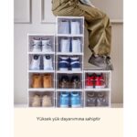 Terracy Home Garden 6 Raflı Çok Amaçlı Katlanabilir Dolap, Ayakkabılık ve Raf - Görsel 3