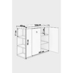 Moka Park AVM Kartal Ada Mutfak Adası Mutfak Masası Dolaplı Çok Amaçlı Kiler - Görsel 4