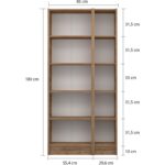 Kuta FLAT85 Kitaplık 2 Kapaklı Kütüphane - Görsel 8