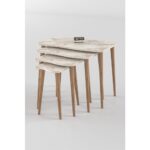 Gold Falez Zigon Sehpa Ahşap 4'lü Efes Kr - Görsel 5