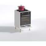 Kenzlife ankastre modülü kabini nobelyum byz fırın ocak dolabı özel boy ayarlı ayaklı kapaklı - Görsel 2