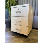 Bener Mobilya Anka Kilitli Üç Çekmeceli Komodin - Akçaağaç - Görsel 2