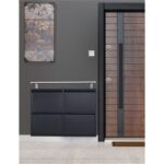 Kaser 2+2 Metal Ayakkabılık Antrasit