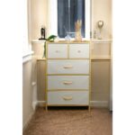 Digithome Bambu 5 Çekmeceli Dolap Çok Amaçlı Düzenleyici Organizer Şifonyer - B9198