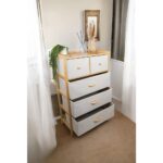 Digithome Bambu 5 Çekmeceli Dolap Çok Amaçlı Düzenleyici Organizer Şifonyer - B9198 - Görsel 3