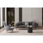 Edsy Home Galata 3+1 Koltuk Takımı Antrasit