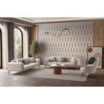 Edsy Home Riva 3+3+1 Koltuk Takımı Krem