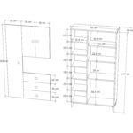 İmbaş Çok Amaçlı Mutfak Mikrodalga Fırın Dolabı Beyaz - Görsel 5