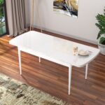 Canisa Concept Nef Serisi 70 x 114, Açılabilir Mdf Mutfak Masası, Yemek Masası - Görsel 2