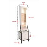 Hediyeler Kapında Aynalı Takı ve Aksesuar Dolabı Çekmeceli Çok Amaçlı Dolap - Görsel 3