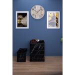 Moka Park AVM Tabureli Duvara Monte Açılır Kapanır Metal Ayaklı Dikdörtgen 2 Kişilik Mutfak Masası Yemek Masası - Görsel 2