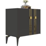 Demonte Decor Bahardd (KB150) Konsol Antrasit-Altın - Görsel 3